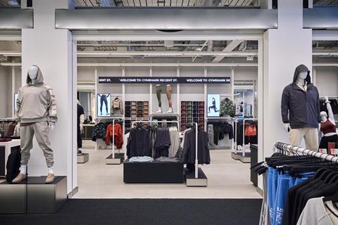 Gymshark store interior